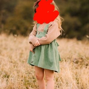 Zara toddler top and suspender dress